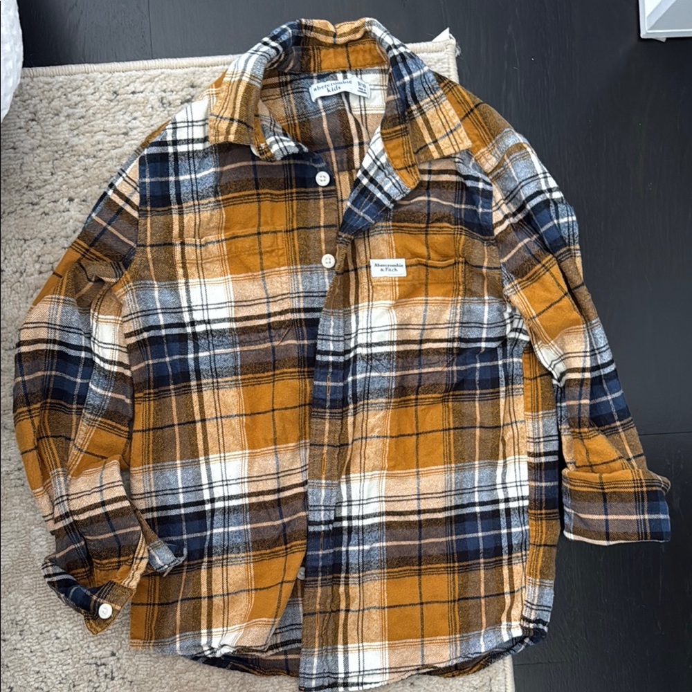 Abercrombie Kids Plaid Button Down Shirt